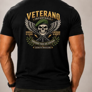 CAMISETA VETERANO DA INFANTARIA DO EXÉRCITO BRASILEIRO