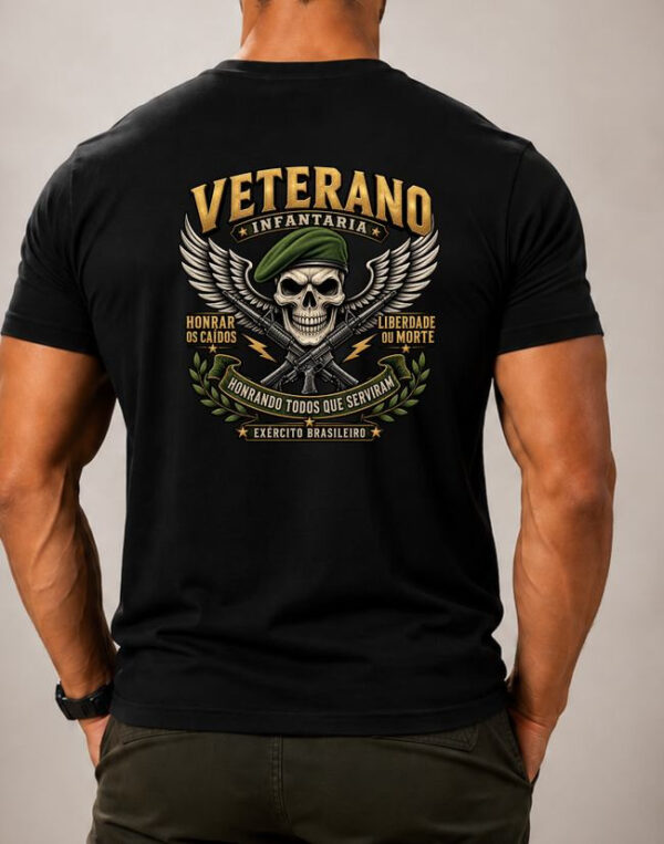 CAMISETA VETERANO DA INFANTARIA DO EXÉRCITO BRASILEIRO